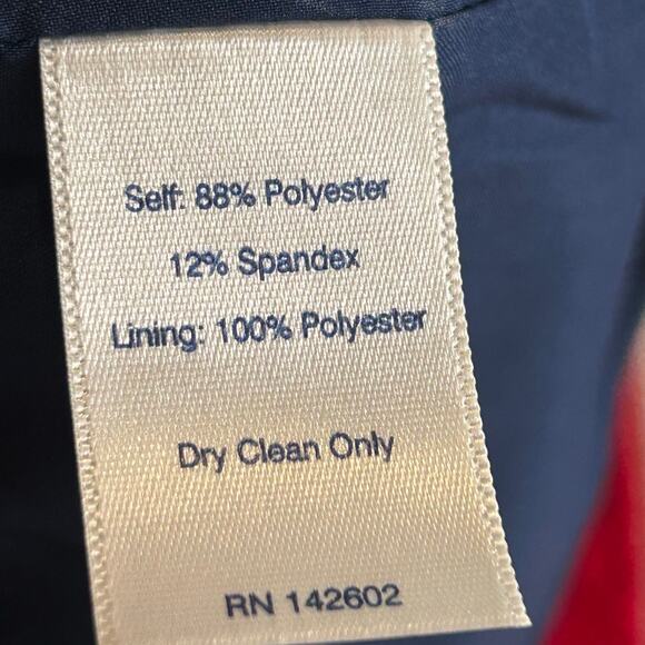 Sail to Sable‎ STS Dress Sz XS Vintage 50s 60s Inspired Trapeze Navy Blue Button - Picture 3 of 10